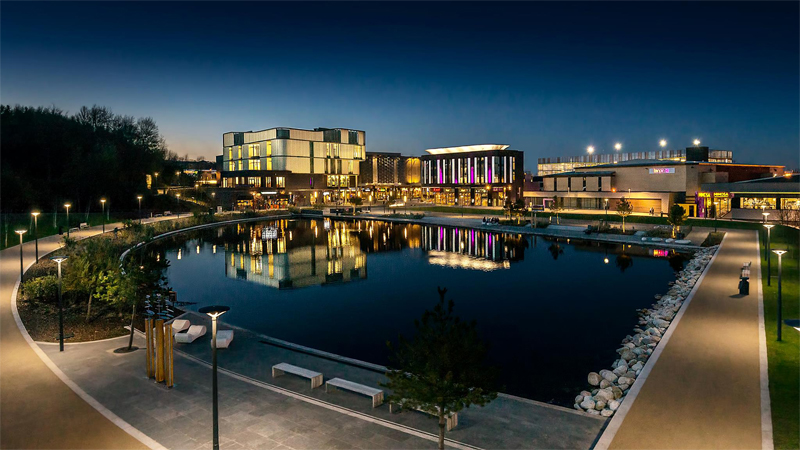 Image of Southwater at night
